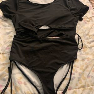 Black swimsuit
